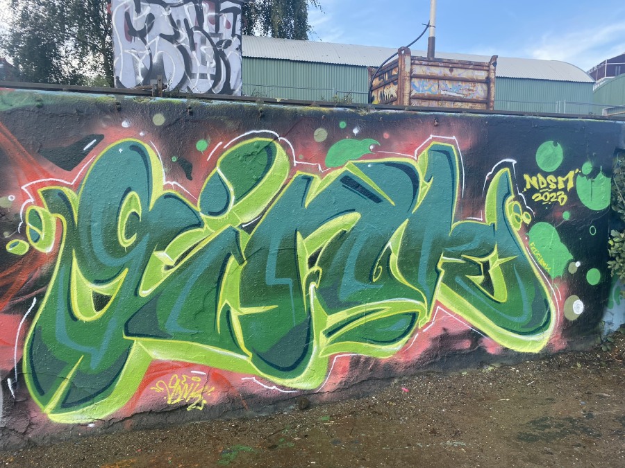 gink, ndsm, graffiti, amsterdam